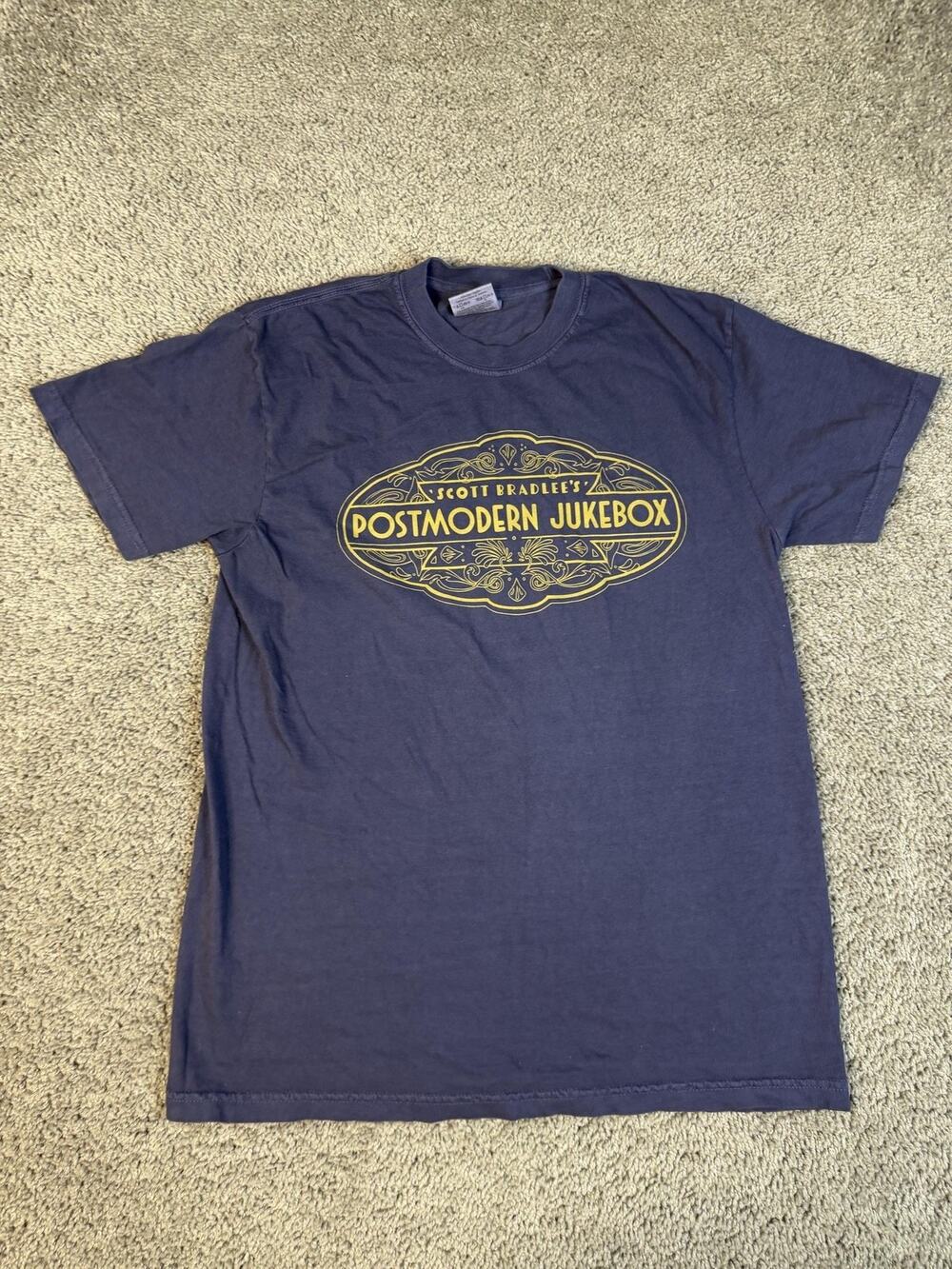 Postmodern Jukebox Shirt Mens M Blue Yellow Music 2025 Tour Graphic
